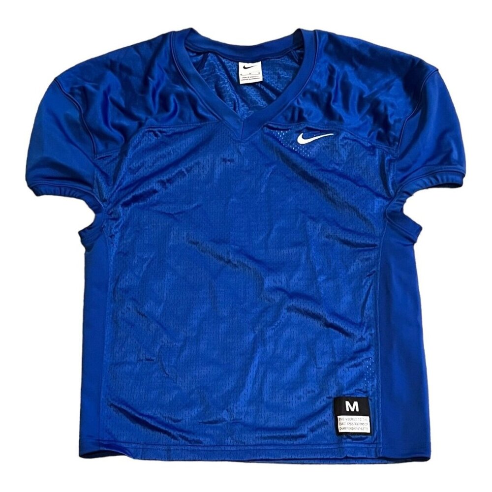 Nike Vapor Varsity Football Practice Mesh Jersey Blue Men's Medium 908729-493